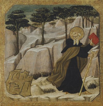 Saint Anthony Abbot Tempted by Gold by Giovanni Di Ser Giovanni Guidi
